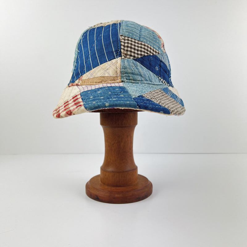 Six Panel Hat - 1800’s Indigo Scrap Quilt