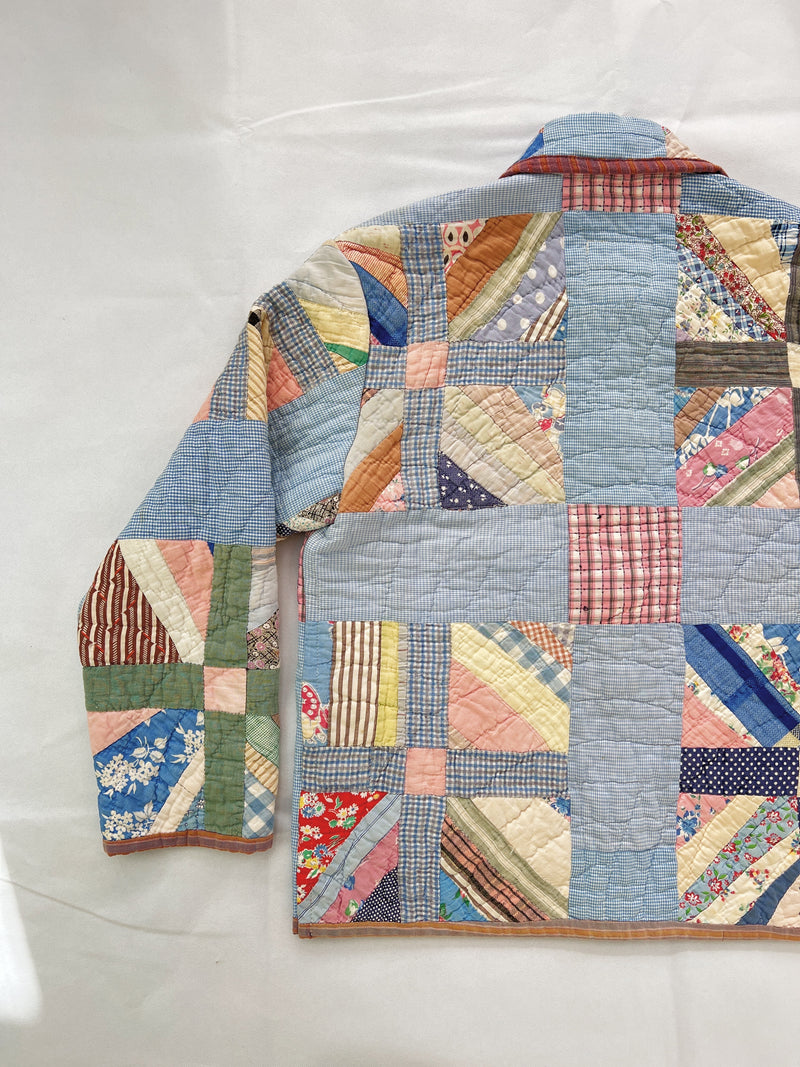 Early 1900’s Primitive Scrappy Quilt Coat