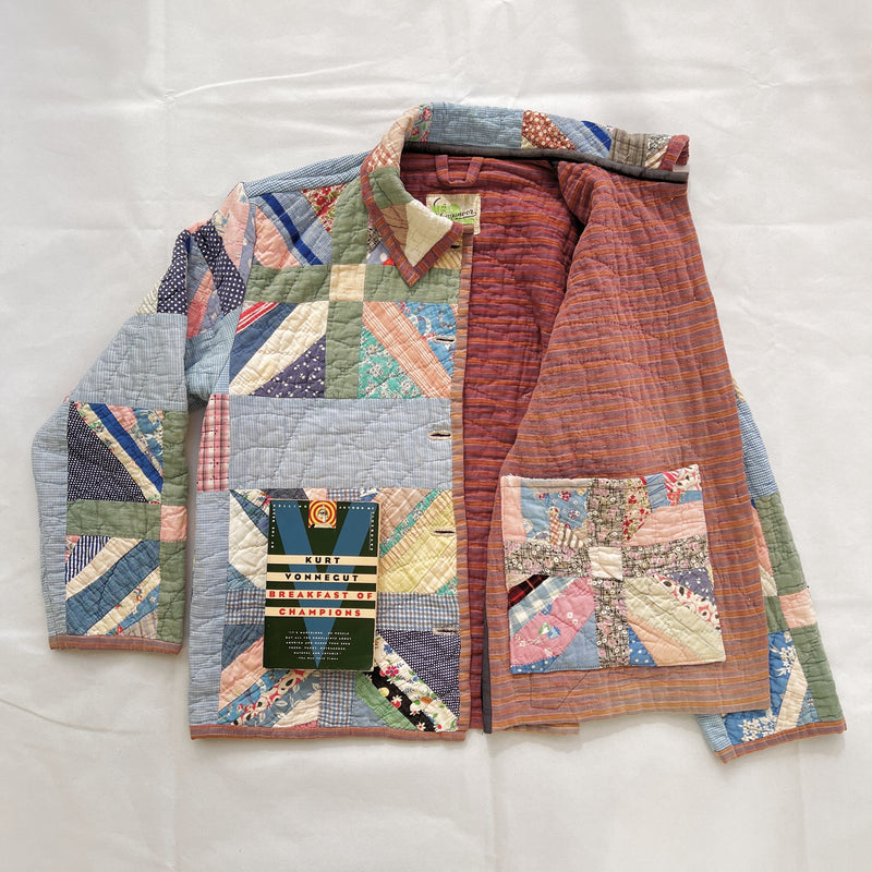 Early 1900’s Primitive Scrappy Quilt Coat